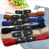 Max No Buckle Stretch Belt for Men and Women Red
