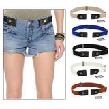 Max No Buckle Stretch Belt for Men and Women Red