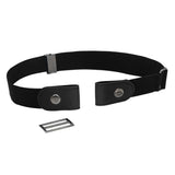 Max No Buckle Stretch Belt for Men and Women Black