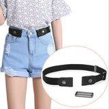 Max No Buckle Stretch Belt for Men and Women Black