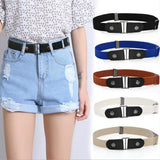 Max No Buckle Stretch Belt for Men and Women Black