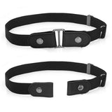 Max No Buckle Stretch Belt for Men and Women Black