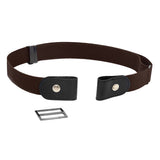 Max No Buckle Stretch Belt for Men and Women Coffee