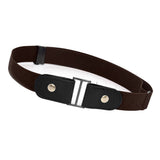 Max No Buckle Stretch Belt for Men and Women Coffee