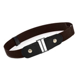 Max No Buckle Stretch Belt for Men and Women Coffee