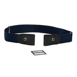 Max No Buckle Stretch Belt for Men and Women Dark Blue