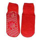 Magnetic Socks Self Heating Therapy Warm Tourmaline Socks Pain Relief Red