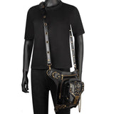 Max Women Retro Shoulder Bag Lady Punk Messenger Bag Travel Shopping Bag