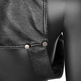 Max Goth Rock Steampunk Punk Rivet Waist Bag Motorcycle Messenger Pack Black