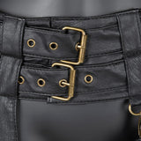 Goth Rock Steampunk Punk Rivet Waist Leg Bag Hip Motorcycle Messenger Pack