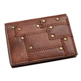 Max PU Leather Car Punk Money Clip Slim Unisex Wallet Credit Card Holder Case