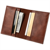 Max PU Leather Car Punk Money Clip Slim Unisex Wallet Credit Card Holder Case