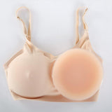 Pocket Bra Crop Top Silicone Fake Boobs for Mastectomy Tank Top XS-XL S