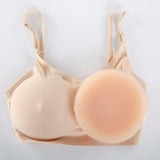 Pocket Bra Crop Top Silicone Fake Boobs for Mastectomy Tank Top XS-XL L