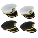 Adult Kid Captain Yacht Hat Sailor Hat Cosplay Party Cap Costume White Adult