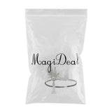 Max Maxb 1920s Feather Headband Flapper Headpiece Fancy Headdress Fascinator White