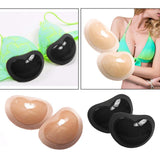 Self-adhesive Silicone Bra Insert Pads Push Up Breast Enhancers Black