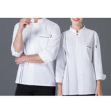 Max Maxb Unisex Chef Jackets Coat Long Sleeves Shirt Kitchen Uniform White L