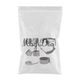 Maxbell 5PCS/SET Sex Toys Handcuff Cuffs Mouth Ball Gags Adult Role Play Kit Silver