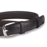 Womens Fashion Casual Belt PU Leather Waist Belt Single Prong Buckle 110cm