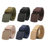 Outdoor Breathable Men Nylon Waist Belt Slide Buckle Green