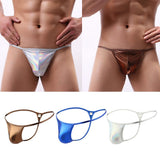 Max Maxb Mens Sexy Briefs G-String Thongs Jockstrap Underwear T-back Shorts Gold L