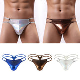 Maxbell Mens Low Rise Briefs Underwear String Bikini Strappy XL