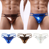 Maxbell Mens Low Rise Briefs Underwear String Bikini Strappy XL