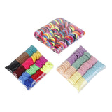 100x Seamless elastic women girls hair tie Hair Scrunchies Mixed Color 7cm