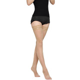 Maxbell Sexy Ladies Sheer Lace Top Thigh High Elasticated Hold Up Stockings Skin