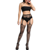 Maxbell Black Sexy Women Leggings Stockings Garters Belt Pantyhose Multi Style 4