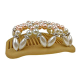 Maxbell Double Insert Hair Combs Clips Womens Magic Pearls Beads for Thick Hair 01