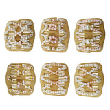Maxbell Double Insert Hair Combs Clips Womens Magic Pearls Beads for Thick Hair 01