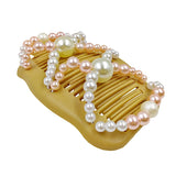 Double Insert Hair Combs Clips Womens Magic Pearls Beads for Thick Hair 03