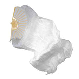 Max Maxb 1pcs LED Fan Veils Belly Dance Silk Fan Dancing Veil Glow LED Light Up Show