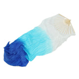 Max Maxb Belly Dancing Silk Right Hand Fan Chinese Handmade Veils Dance Folding Fan