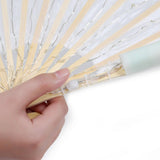 Max Maxb LED Fan Veils Belly Dance Silk Dancing Veil Light Up Show w/ USB Charger