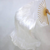 Max Maxb LED Fan Veils Belly Dance Silk Dancing Veil Light Up Show w/ USB Charger