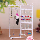 Max Maxb Metal Jewelry Stand Display Bracelets Earrings Holder Organizer Rack White