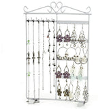 Max Maxb Metal Jewelry Stand Display Bracelets Earrings Holder Organizer Rack White