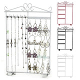 Max Maxb Metal Jewelry Stand Display Bracelets Earrings Holder Organizer Rack White