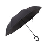 Maxbell Double Layer Inverted Reversible Umbrellas Umbrella Parasol Upside Down Black