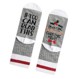 Maxbell Mens Womens Fashion Cotton Novelty Letter Printed Ankle Socks Gray