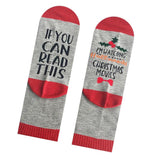 Maxbell Mens Womens Fashion Cotton Novelty Letter Printed Ankle Socks Red