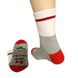 Maxbell Mens Womens Fashion Cotton Novelty Letter Printed Ankle Socks Red