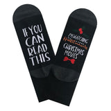 Maxbell Mens Womens Fashion Cotton Novelty Letter Printed Ankle Socks Black