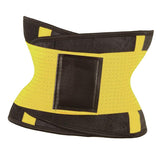 Womens Waist Cincher Girdle Belt Body Shaper Tummy Trainer Corset Yellow 3XL