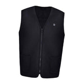 Maxbell Men's Electric Heating Vest Winter Warm Up Jacket Battery Heated Coats L
