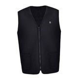 Maxbell Men's Electric Heating Vest Winter Warm Up Jacket Battery Heated Coats 3XL