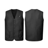 Maxbell Men's Electric Heating Vest Winter Warm Up Jacket Battery Heated Coats 3XL